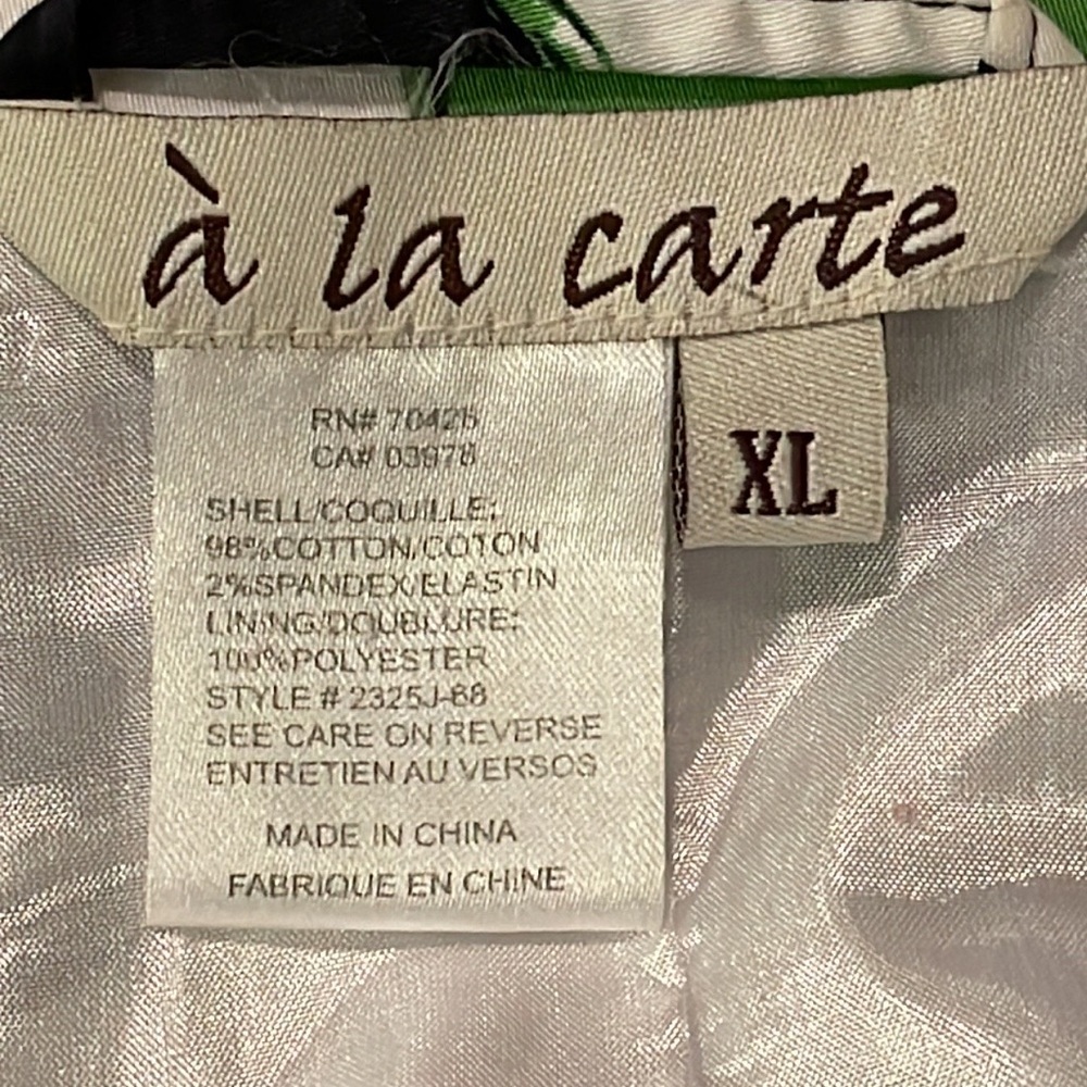 A la carte, multi color jacket. - Picture 10 of 11